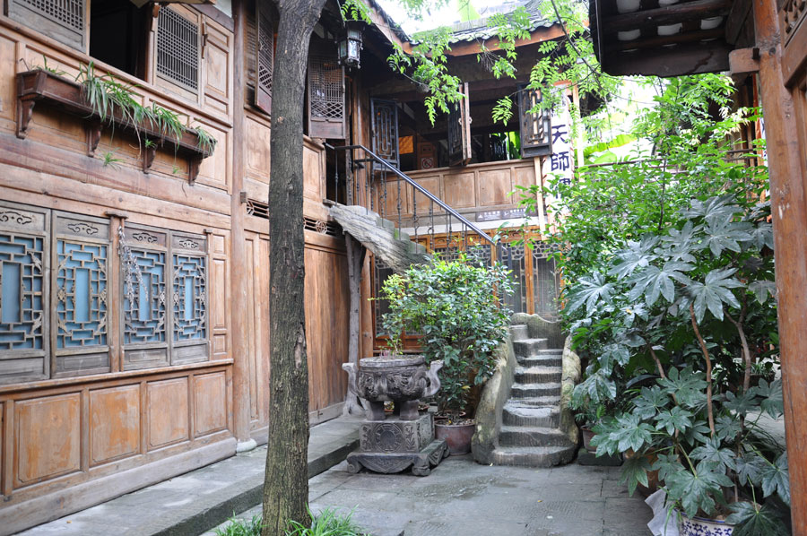 閬中古城風(fēng)水館傳統(tǒng)中式住宅