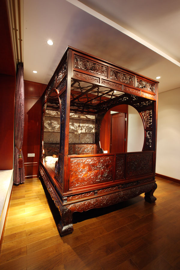 甘工金海灣傳統中式裝修效果圖