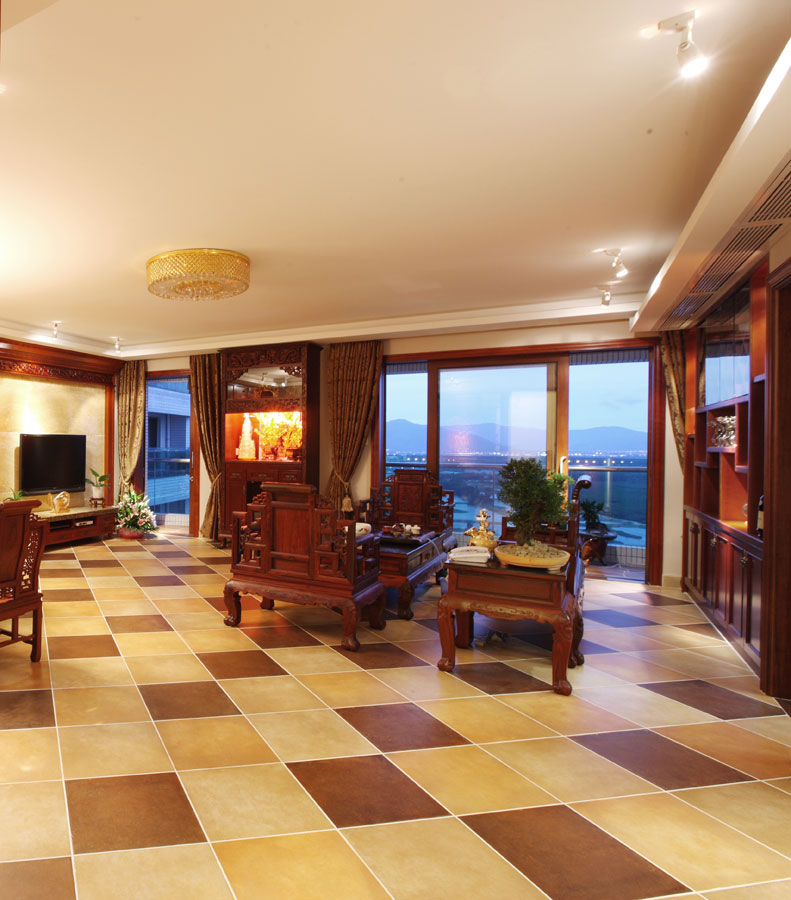 甘工金海灣傳統中式裝修效果圖