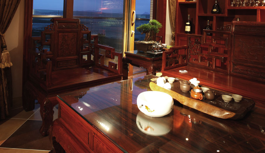 甘工金海灣傳統中式裝修效果圖