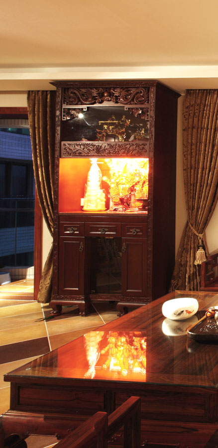 甘工金海灣傳統中式裝修效果圖