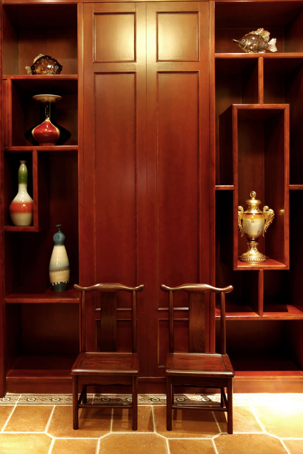 甘工金海灣傳統中式裝修效果圖