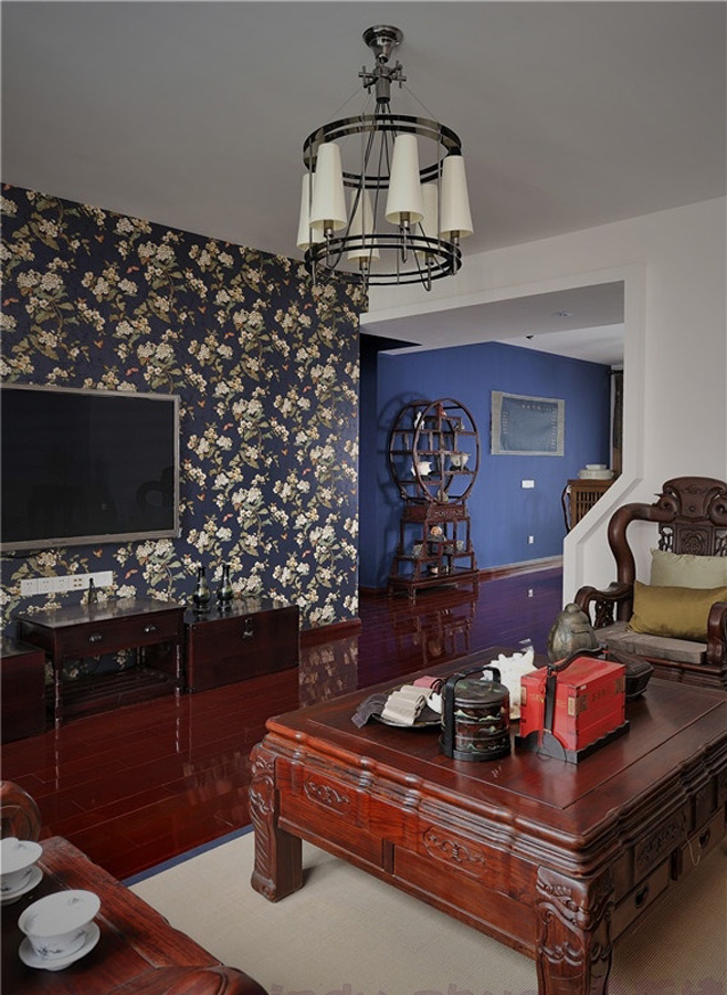 錢隆御景傳統中式裝修效果圖