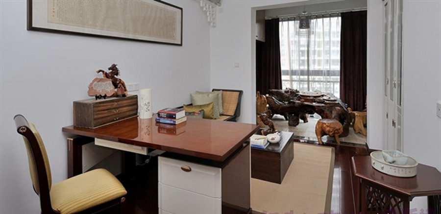 錢隆御景傳統中式裝修效果圖