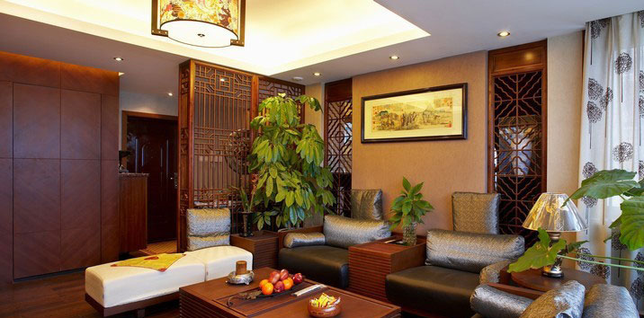 115平3室2廳中式古典風(fēng)