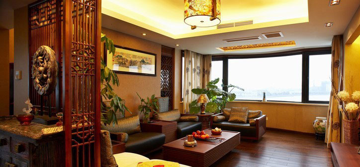 115平3室2廳中式古典風(fēng)