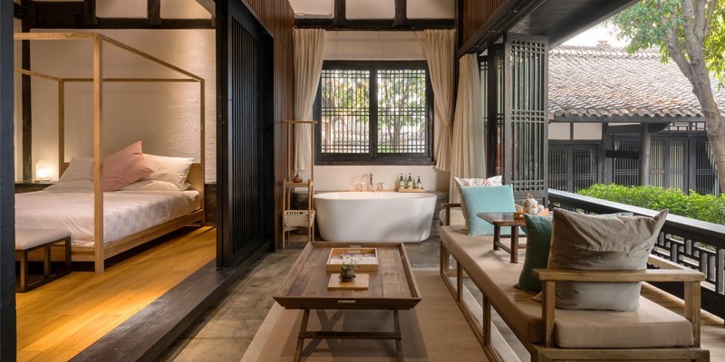 感受如夢花事 四川閬中花間堂閬苑