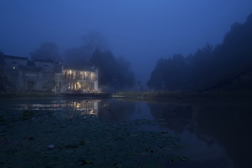 墅家墨娑在國(guó)內(nèi)的首次“亮相” 江西婺源西沖院