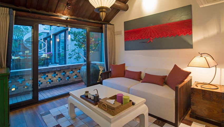 北京老城區典型“大雜院”雜居形態 樂在南鑼四合院精品酒店