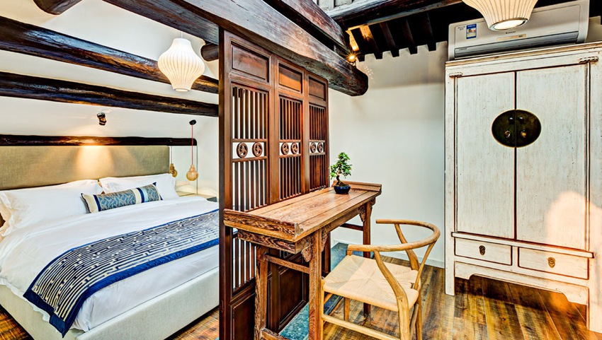 北京老城區典型“大雜院”雜居形態 樂在南鑼四合院精品酒店