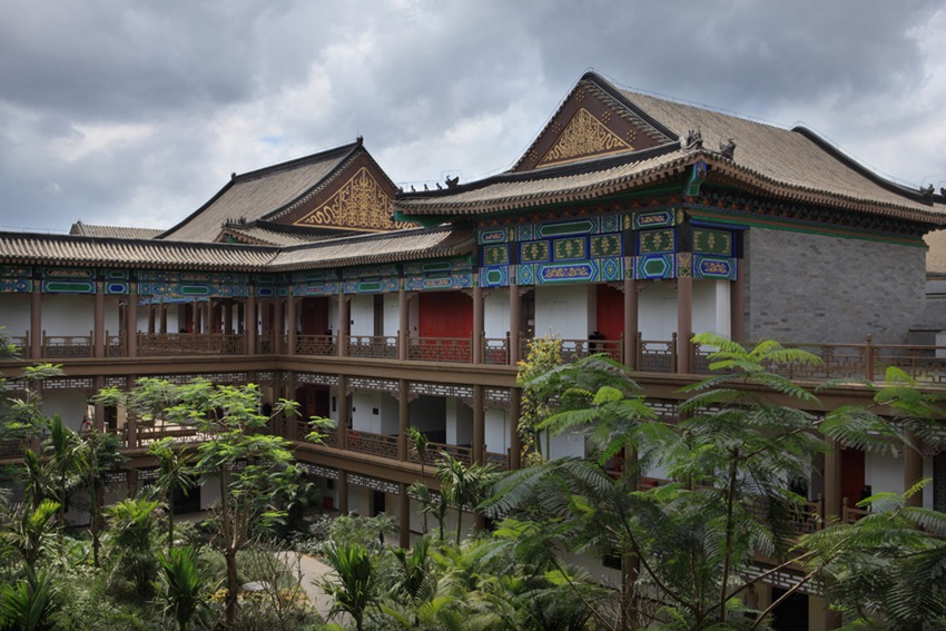 現(xiàn)代古建筑風(fēng)格 海口鴻州埃德瑞皇家園林酒店