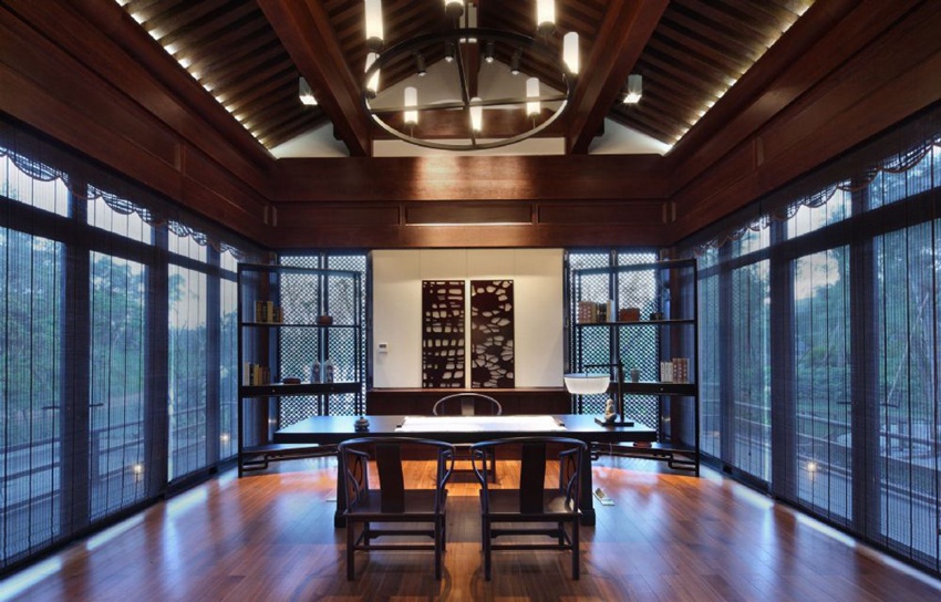 現(xiàn)代古建筑風(fēng)格 海口鴻州埃德瑞皇家園林酒店