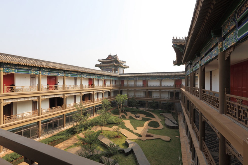 現(xiàn)代古建筑風(fēng)格 海口鴻州埃德瑞皇家園林酒店