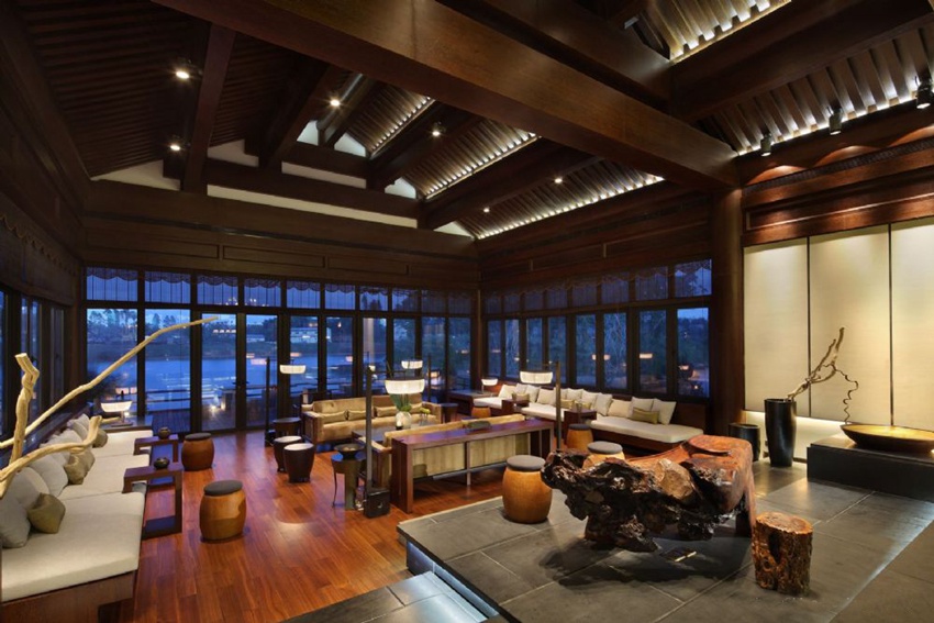 現(xiàn)代古建筑風(fēng)格 海口鴻州埃德瑞皇家園林酒店